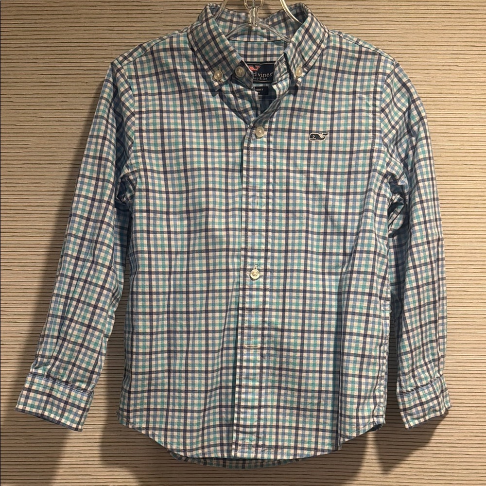 Vineyard Vines boys blue whale Shirt size 4T